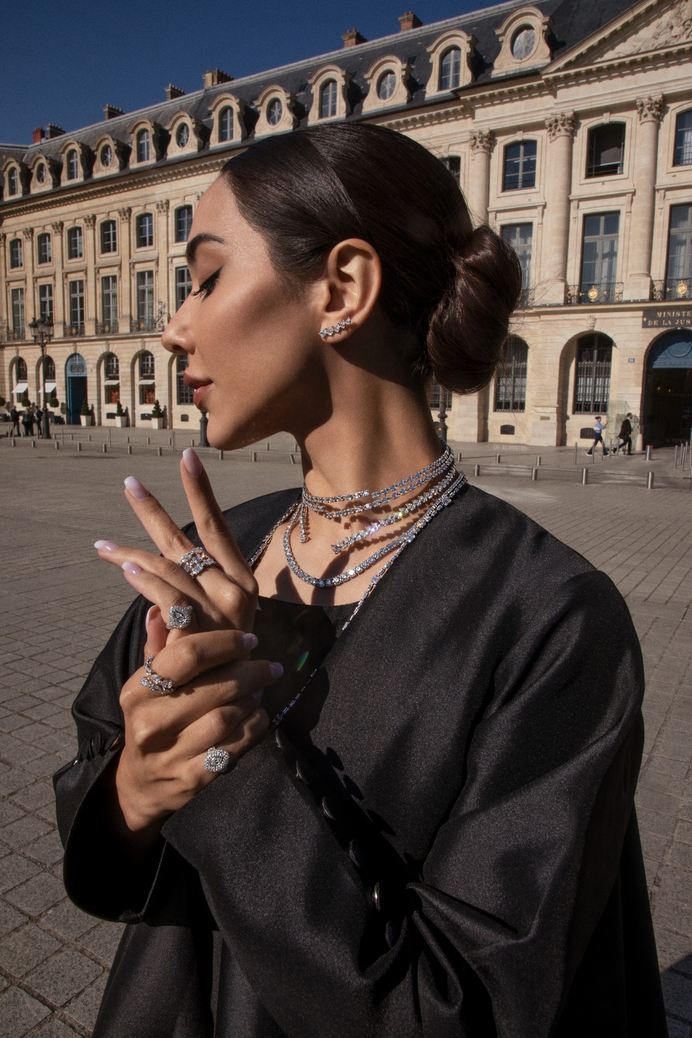 Elham Alarif for Vogue China in Paris